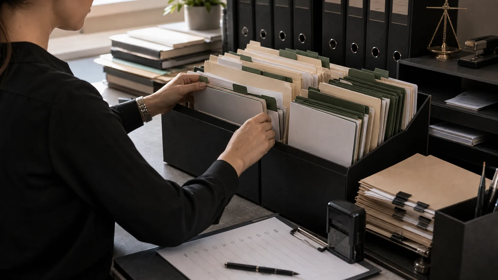 Legal clerks professional workflow